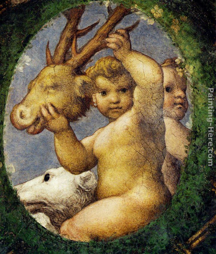 Correggio Putto With Hunting Trophy